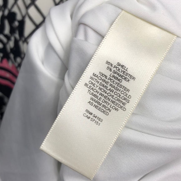 Eliza J Black White Grid Floral Shift Dres… - Picture 6 of 9